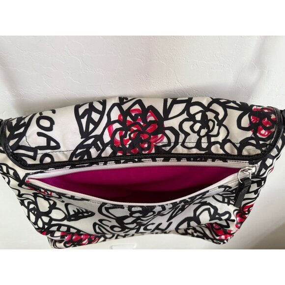 Coach Kyra Poppy F16915 Daisy Graffitti Crossbody Messenger Bag - Picture 3 of 9